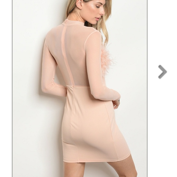 ❗LAST ONE❗Feather Dress - Picture 2 of 2